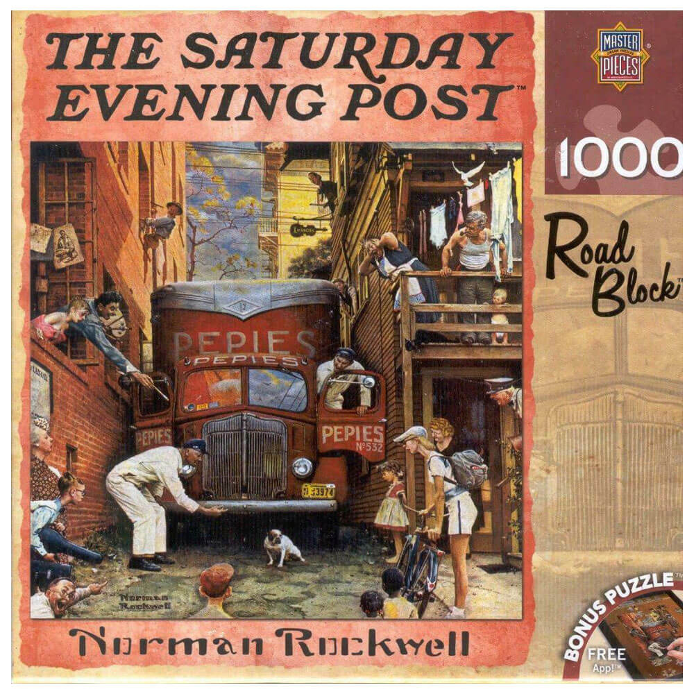 Das 1000-teilige Puzzle „Saturday Evening Post“.