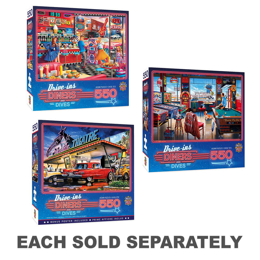 MP Diners & Dives Puzzle (550 pcs)