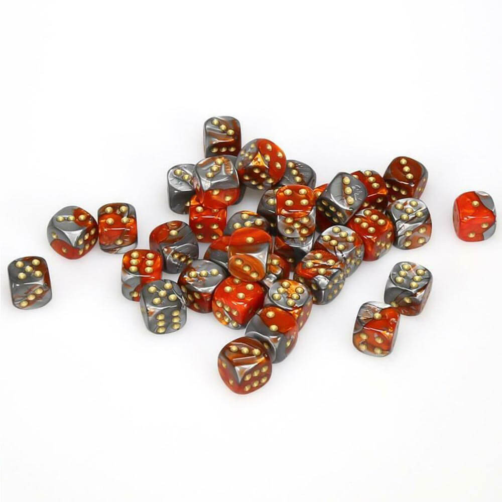 D6 DICE GEMINI 12MM (36 DICE)