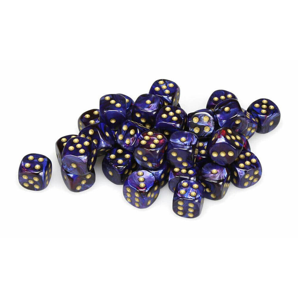 D6 Dice Scarab 12mm (36 dadi)