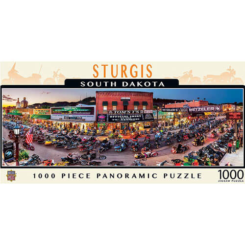 MasterPieces Panoramic South Dakota Sturgis 1000pc Puzzle