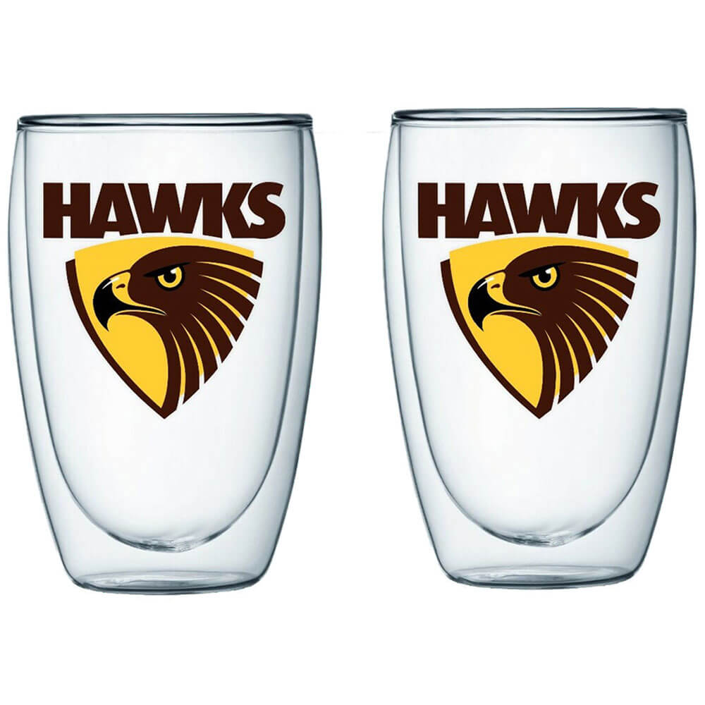 AFL Double Walled Glasses Set of 2