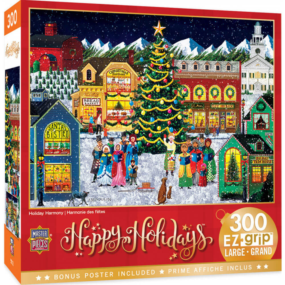 Ezgrip Happy Holidays 300pc puzzle