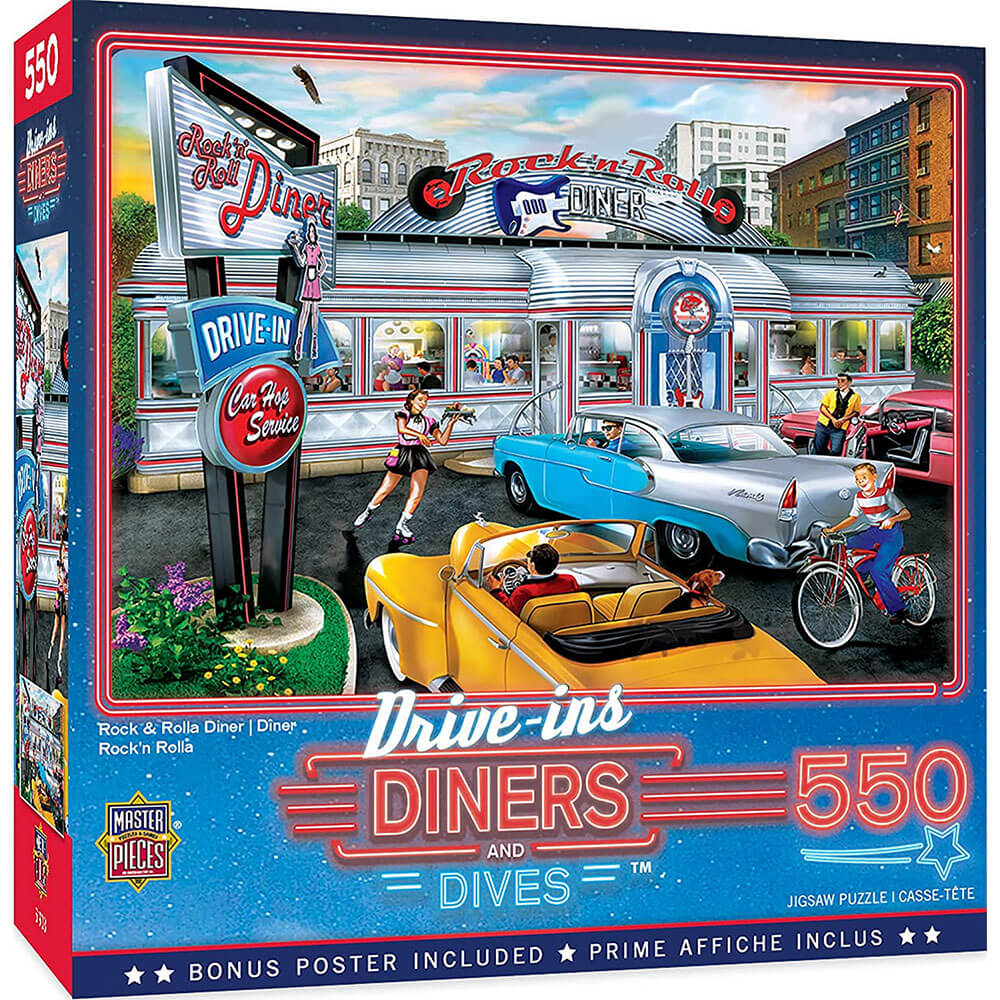 Drive-ins Ciners & Dives 550pc Puzzle