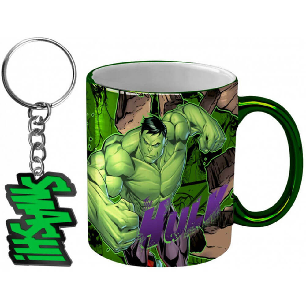 Marvel-Paket mit Kaffeetasse und Schlüsselanhänger