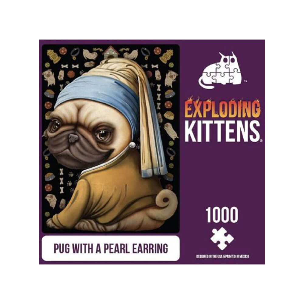 Exploderende kittens puzzel 1000 stcs