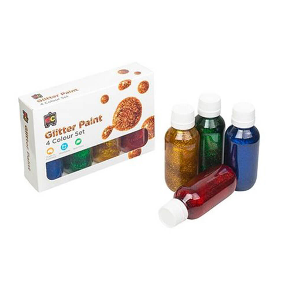 Ensemble de peinture EC Glitter 4pcs assorti 100 ml