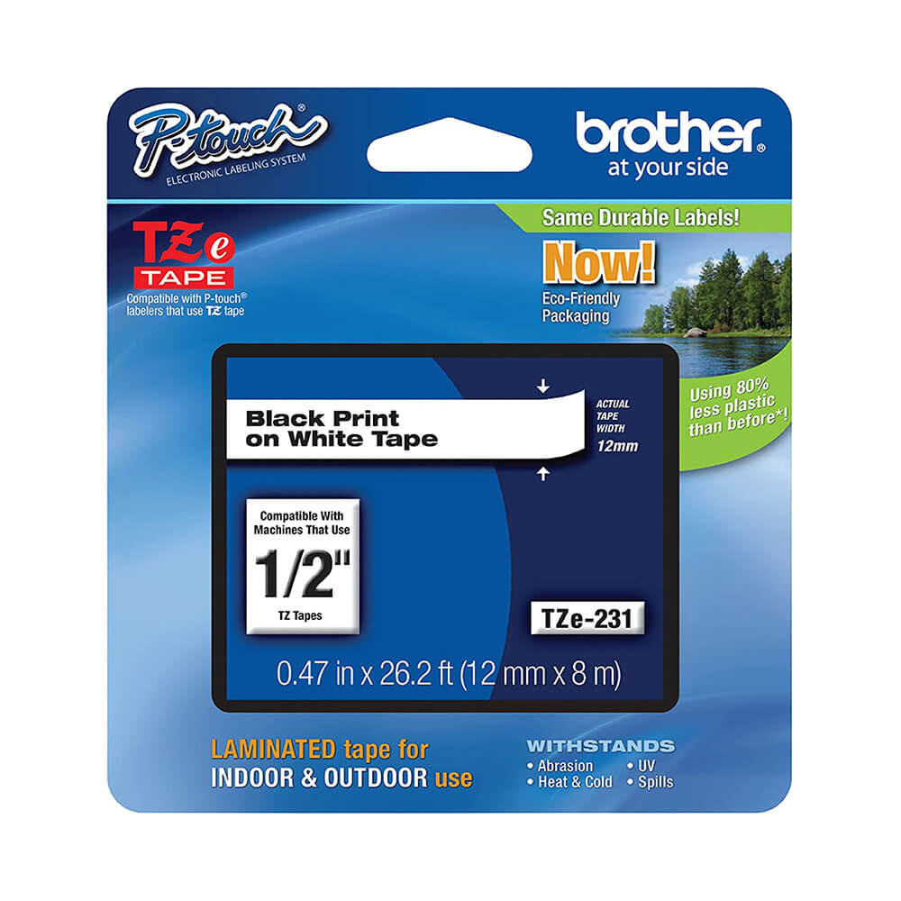 Brother Tape Etikett 12mmx8m