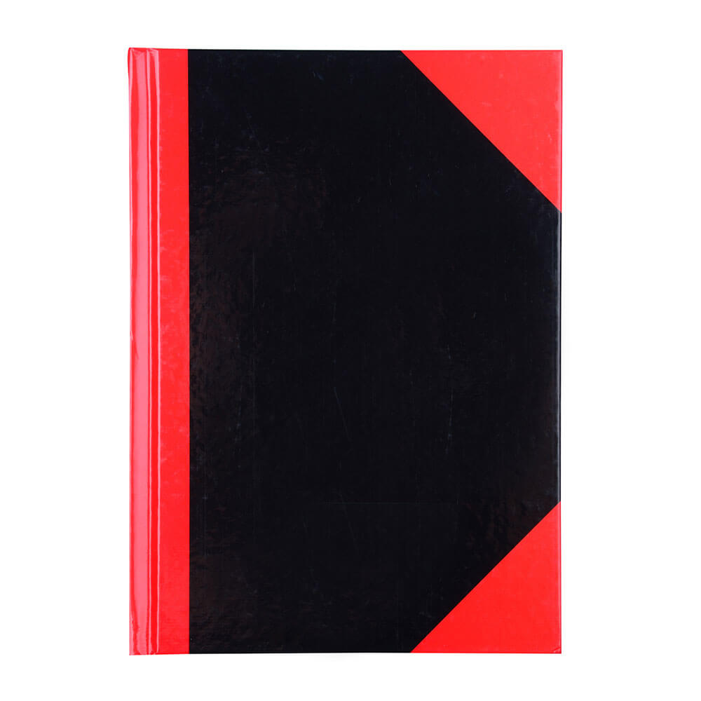  Cumberland Notizbuch A4 Schwarz & Rot