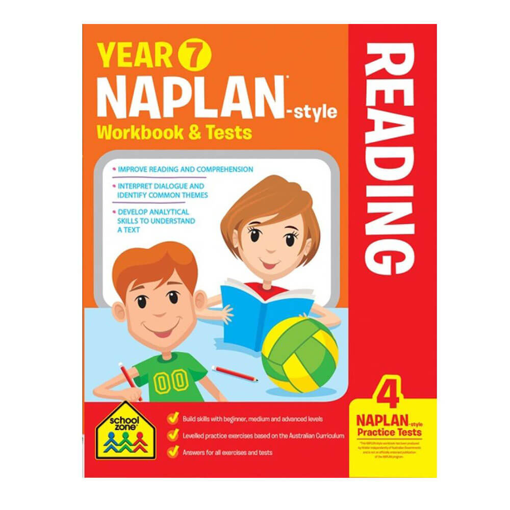 Libro de trabajo y exámenes de Naplan SchoolZone NAPLAN