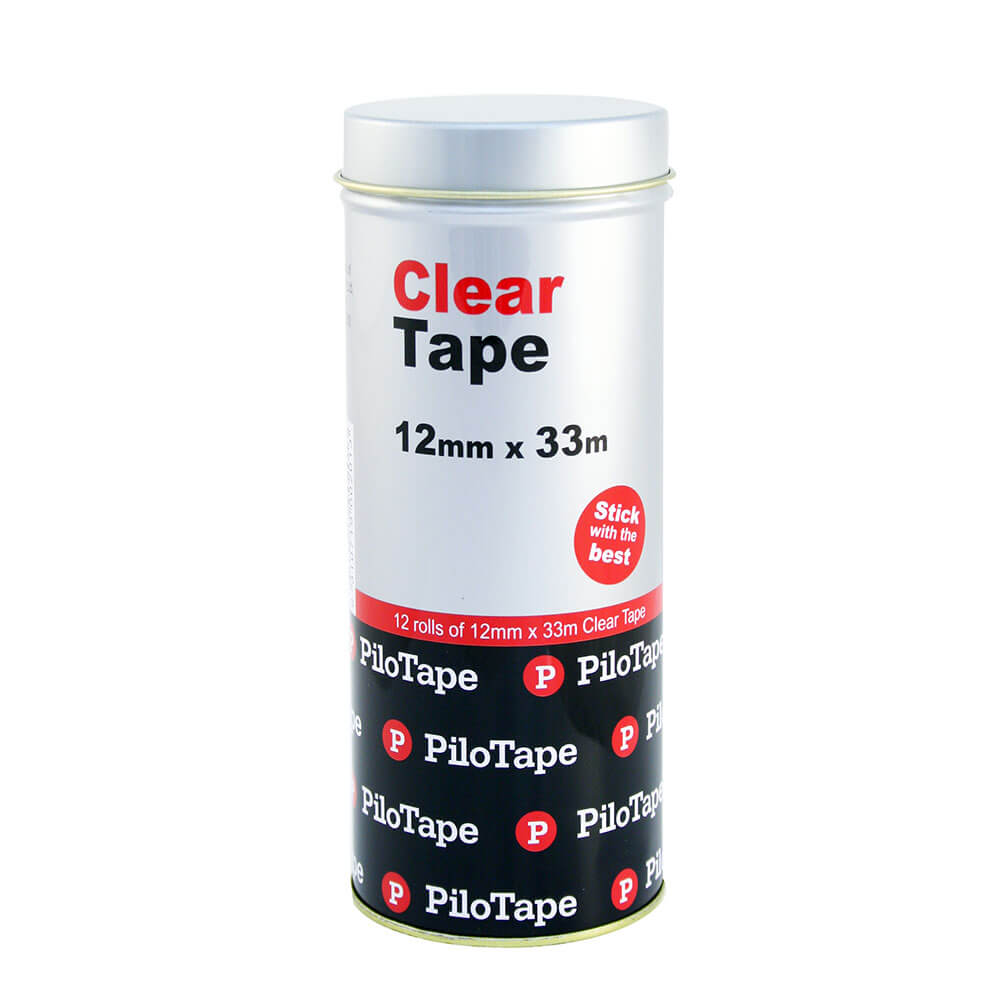 Pilotape Clear Tape (12 Rollen pro Packung)