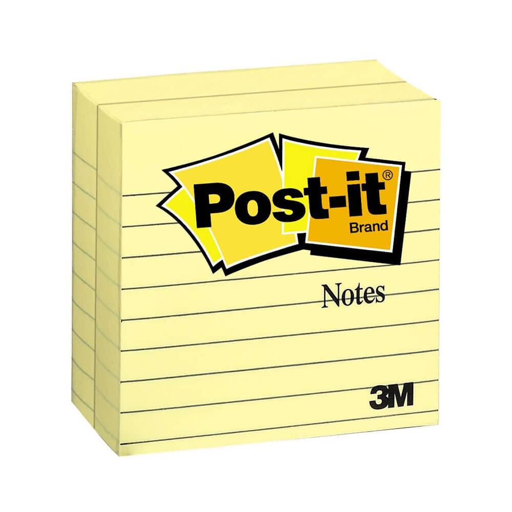 Post-It Notes Fodrade gul (12pk)