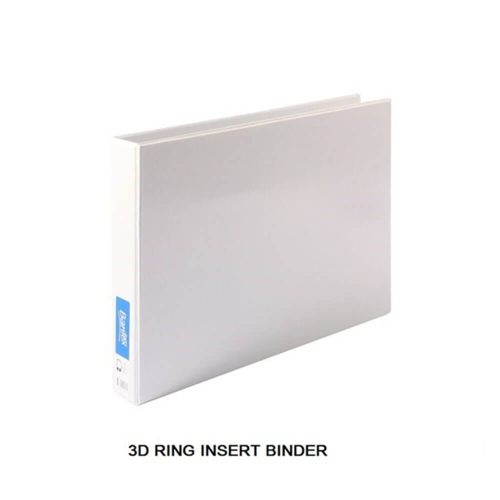 Inserto paesaggio Bantex Binder Bianco 38 mm A3