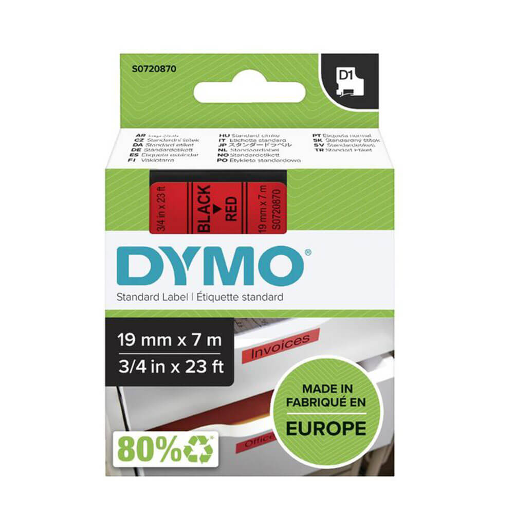 Dymo D1 Klebebandetikett 19 mm x 7 m