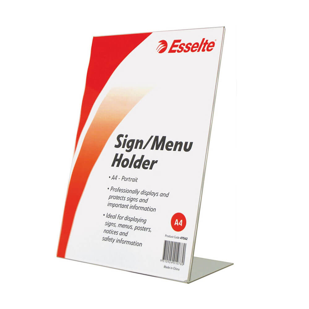 Esselte Slanted Menu/Sign Holder A4