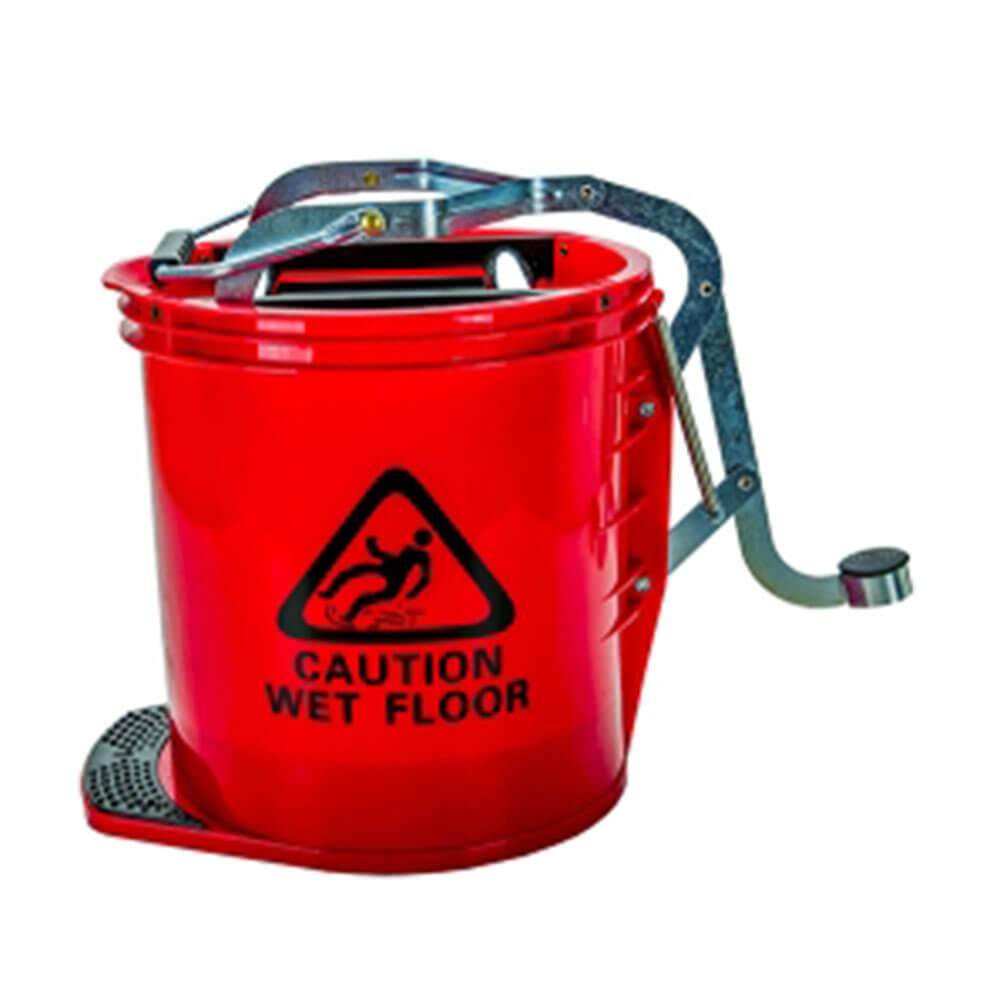 CleanLink Bucket de vadrouille en métal à usage lourd 16L