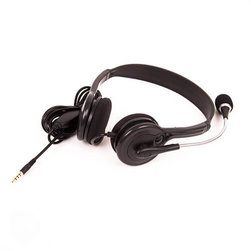 MConnected Multimedia with Mic Single Plug Headset (Black)