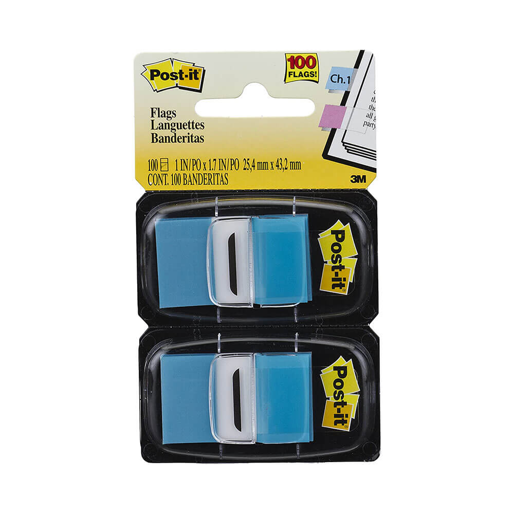 Post-it Twin Pack-flag 100stk