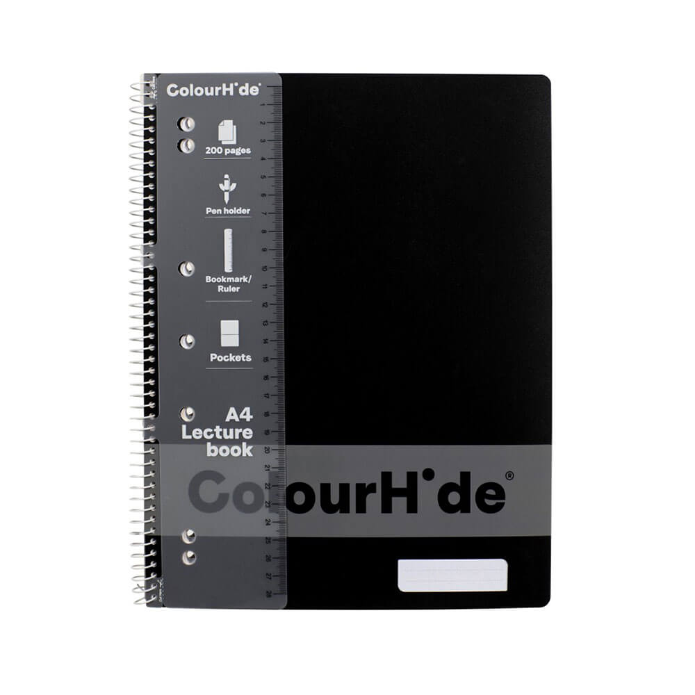 Colourhide -forelæsning Notebook A4 (200 sider)