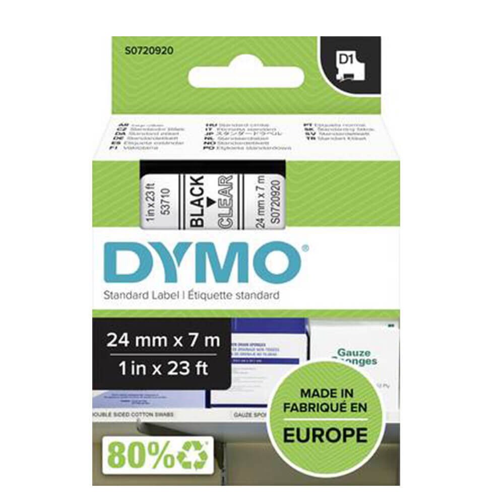 Dymo D1 -tape -label 24 mmx7m