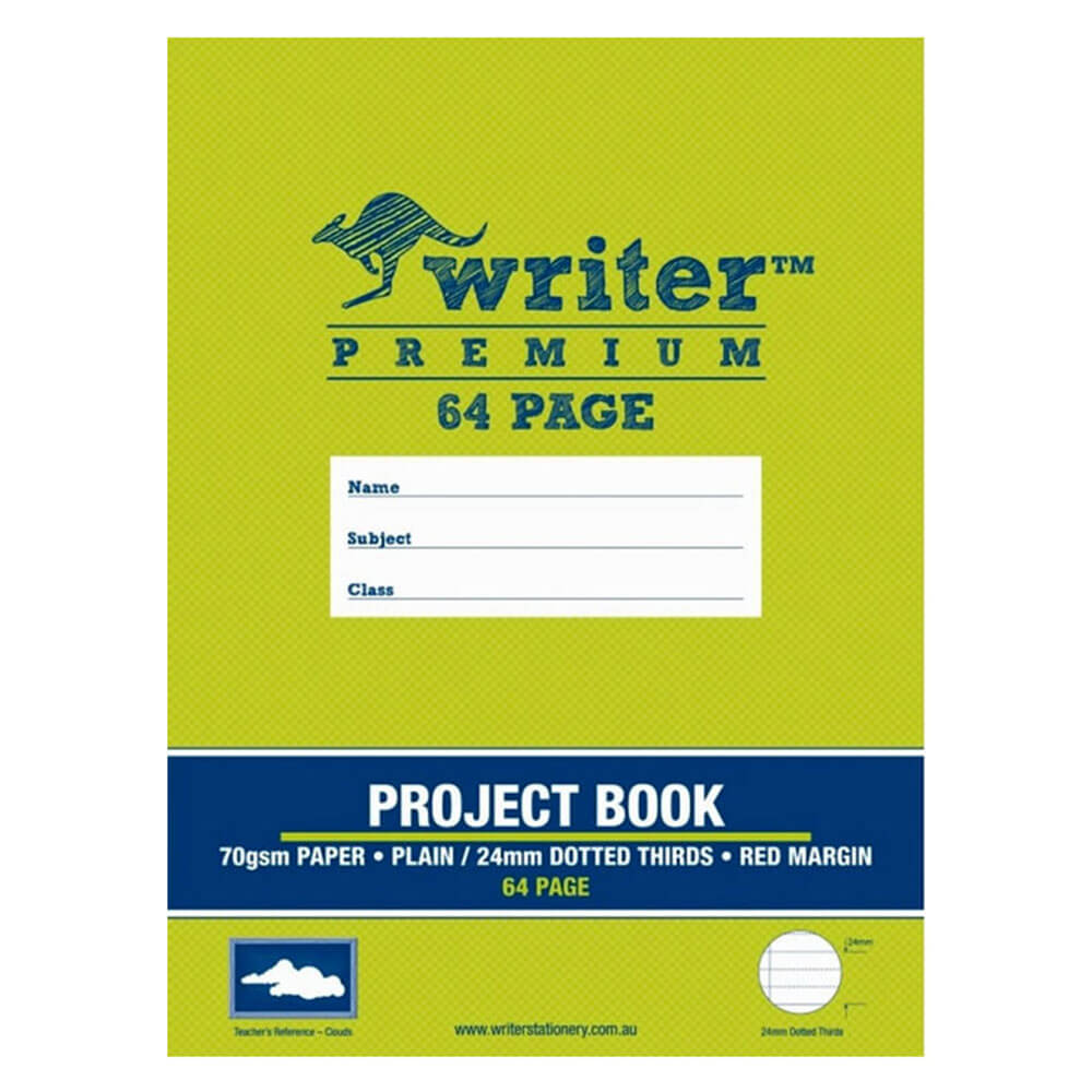 Forfatter Premium Plain & Prikket Project Book (64 sider)