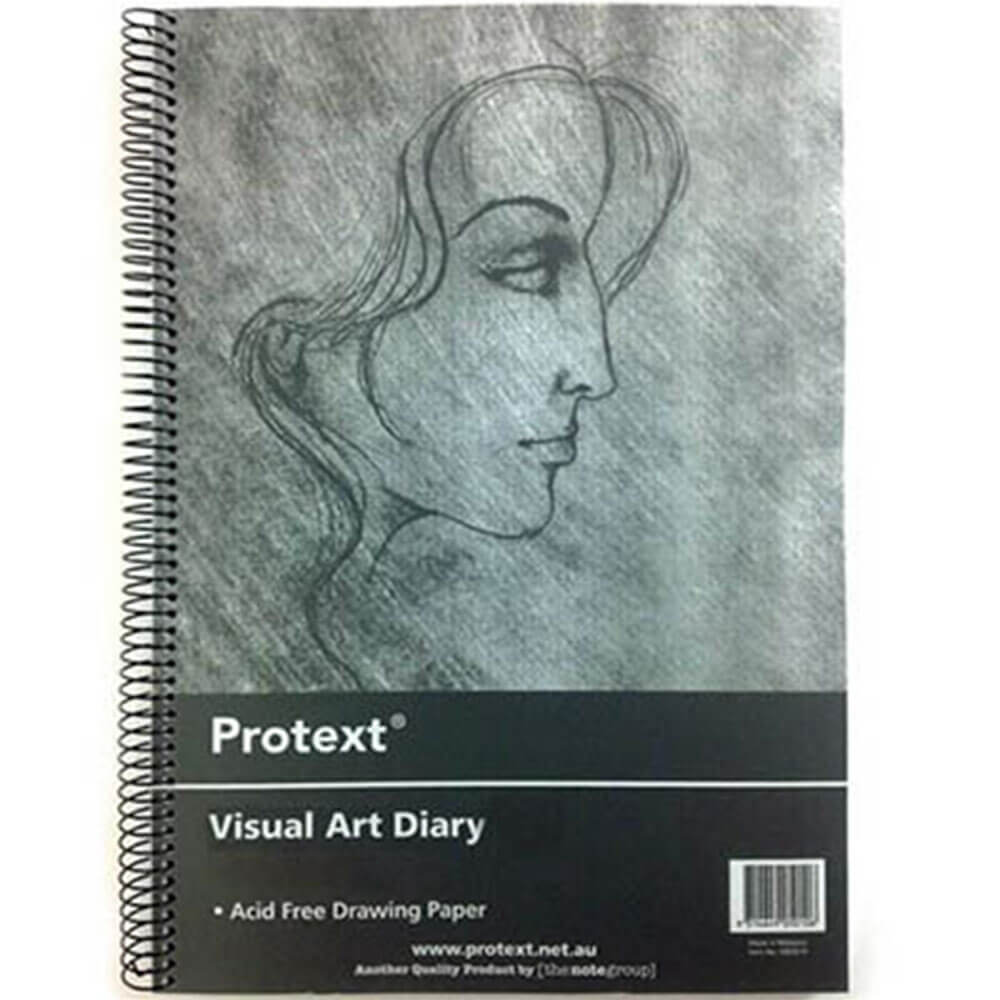 Diário de arte visual protext 60 folhas 110gsm (branco)