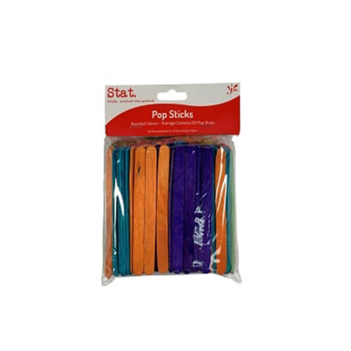 Stat Wooden Craft Sticks (150pk)