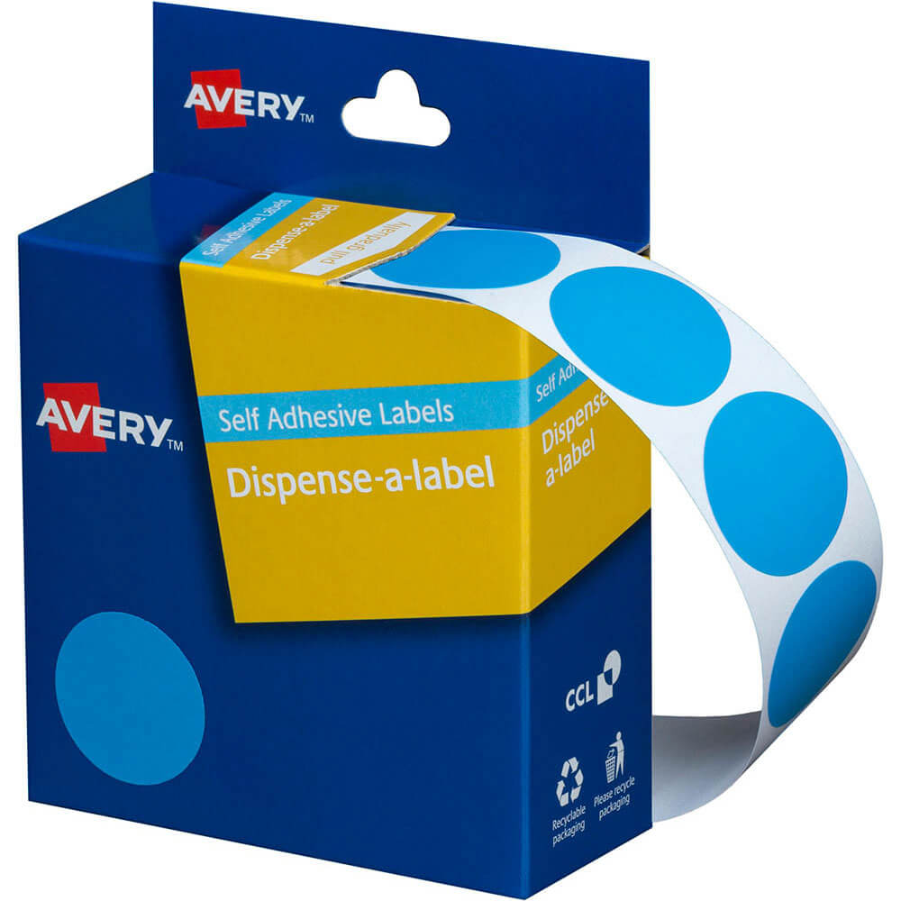 Rótulos de pontos autoadesivos Avery 14mm (1050pcs)