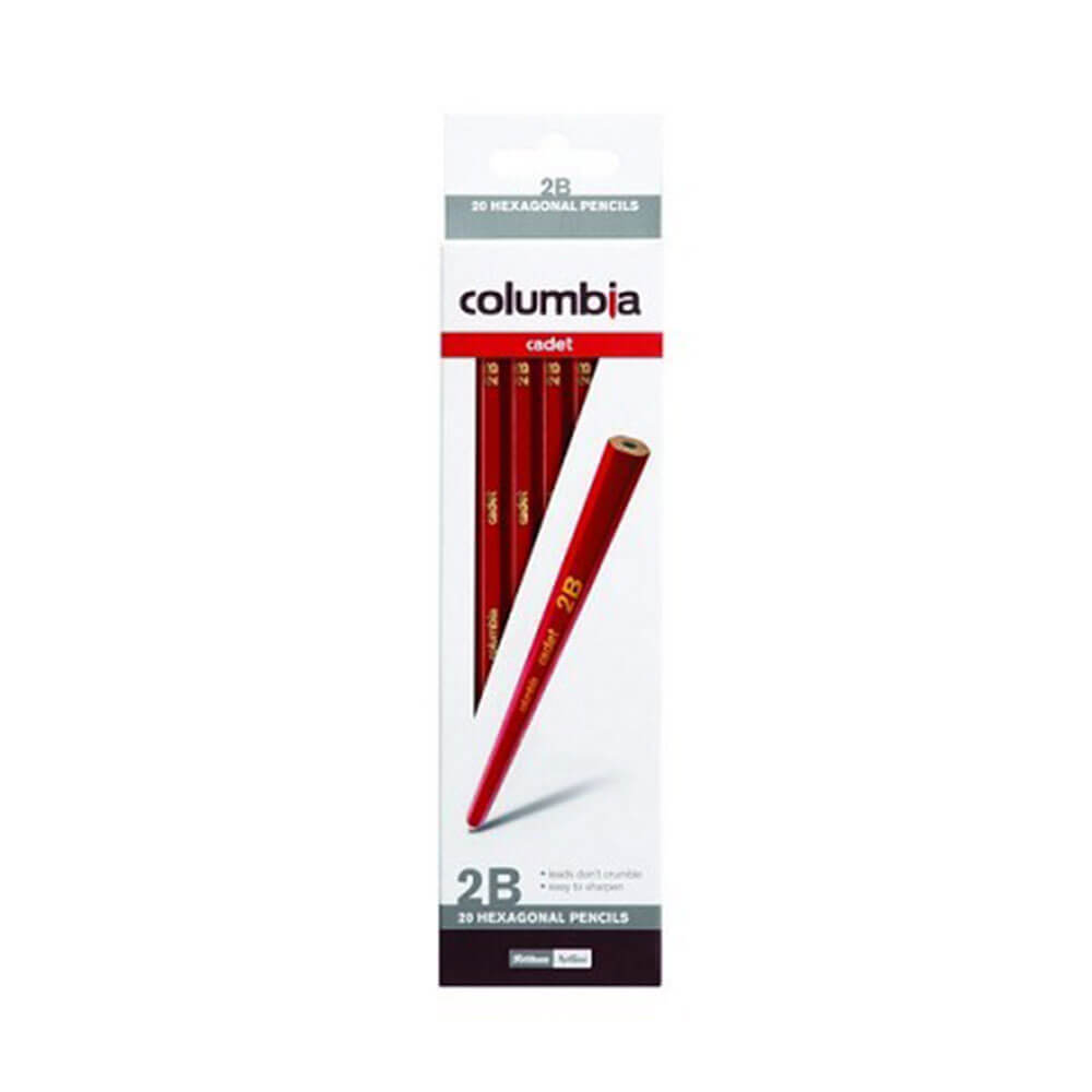 Columbia Cadet Esagono Lead Matite (20/Box)