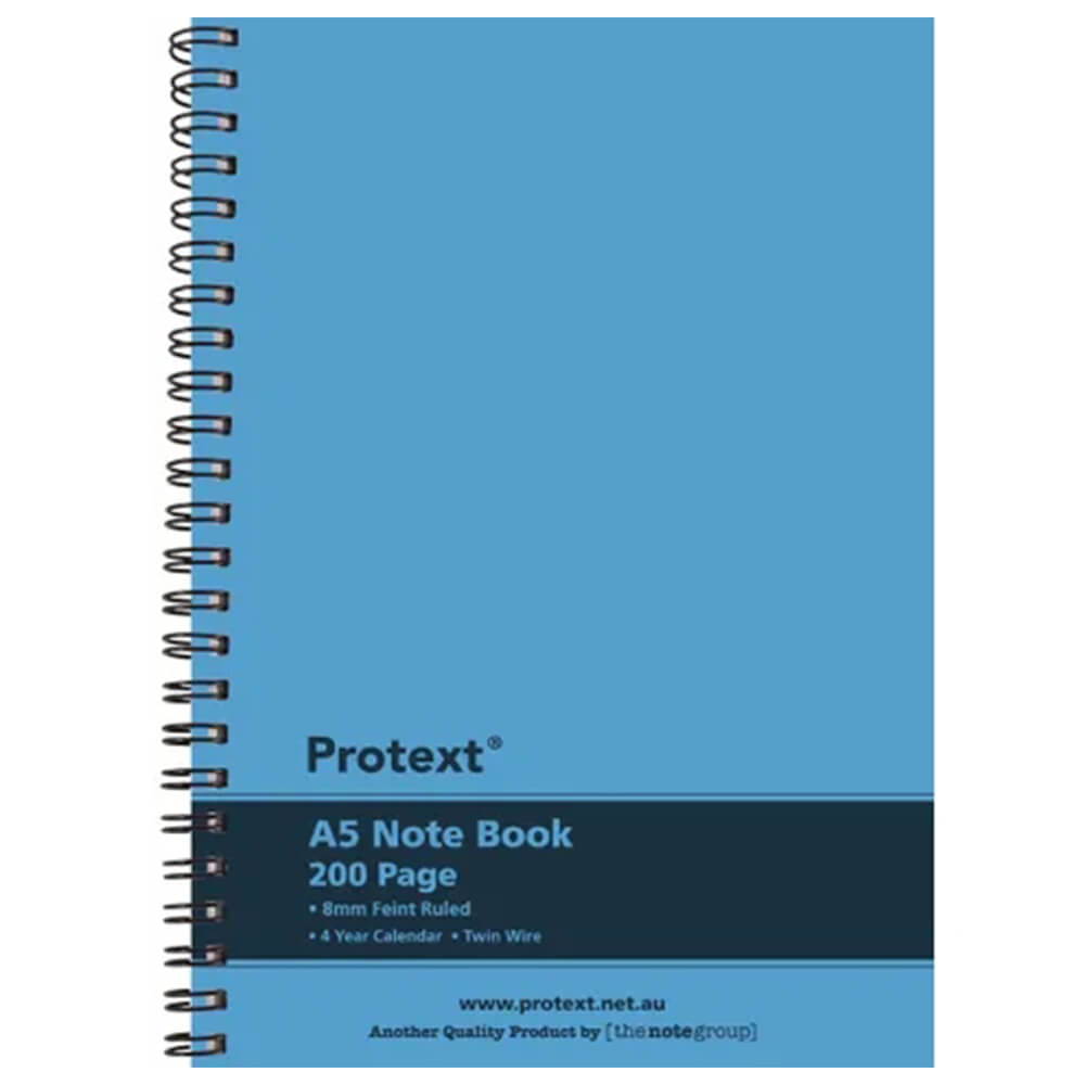 Protext Twin Wire Notebook 200 páginas (A5)