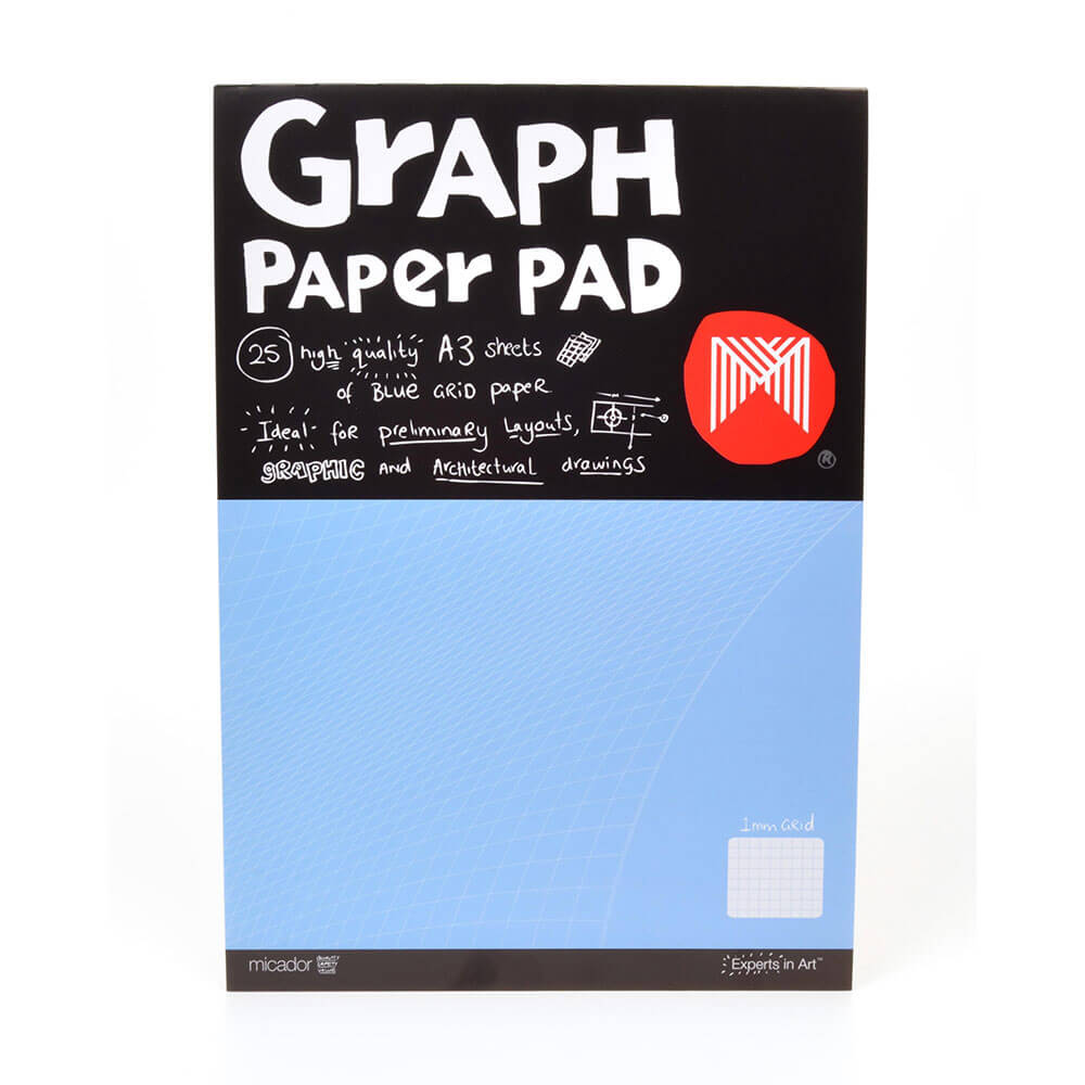 Micador Graph Pad 25 Hojas (A3)