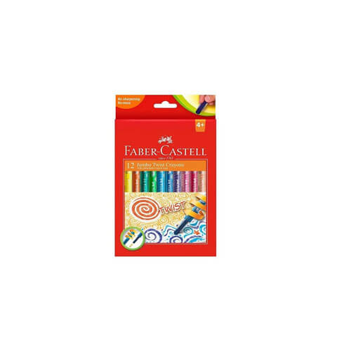 Faber-Castell Twistable Crayons 12pk (Assorted)