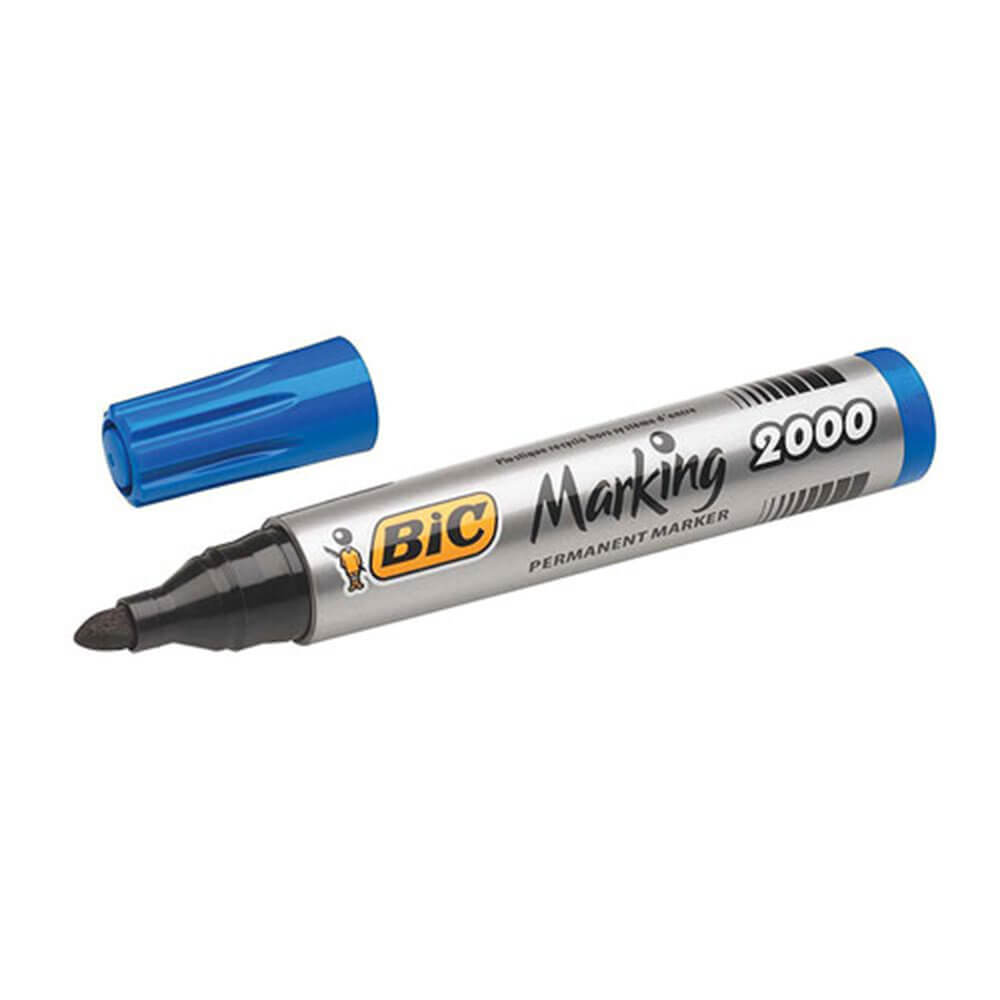 BIC Bullet Tip Permanent Marker 12 stk (1,7 mm)