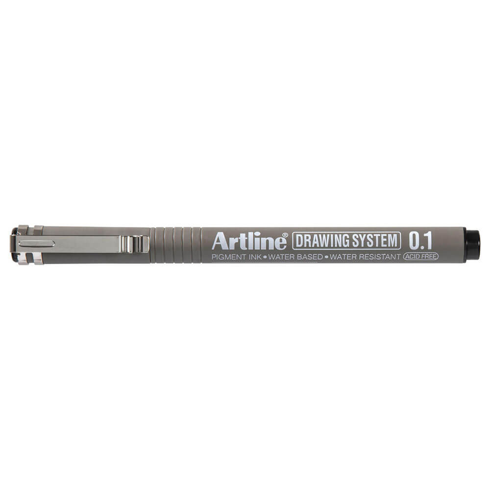 Artline Drawing System Pen 12st (svart)