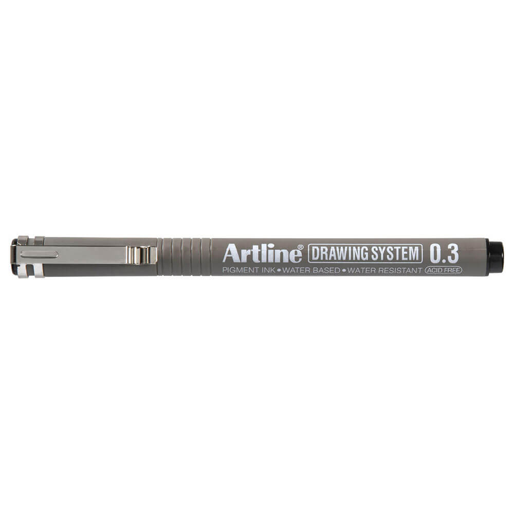 Artline Drawing System Pen 12pcs (zwart)