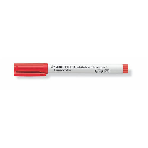 Staedtler Bullet Tip Whiteboard Marker 10pcs (Red)