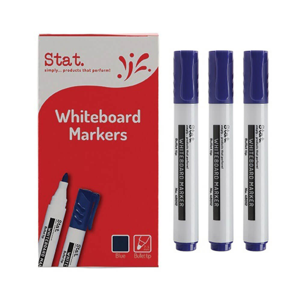 Stat 2.0mm Bullet Nib Whiteboard Marker (doos van 12)