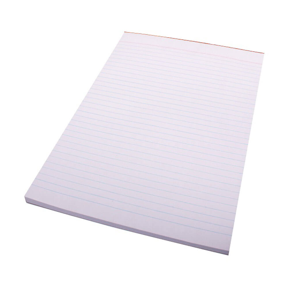 Quill A4 Bank Regled Office Pads (paquete de 10)