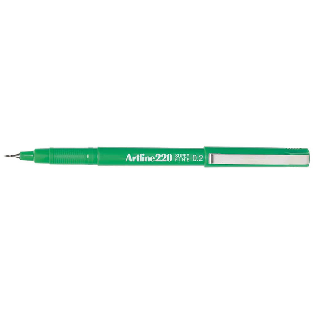 Artline Super Fine Point Green Marker (0.2mm)