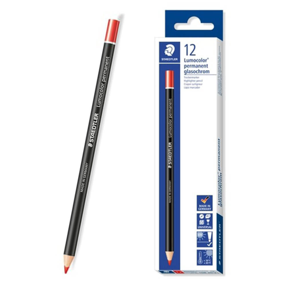 Crayon Glasochrom Staedtler (boîte de 12)