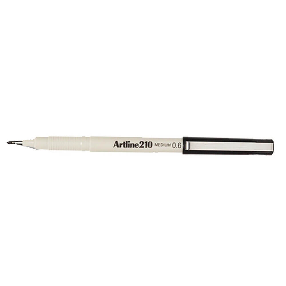 Artline Fineliner Medium Pen 0,6 mm (scatola di 12)