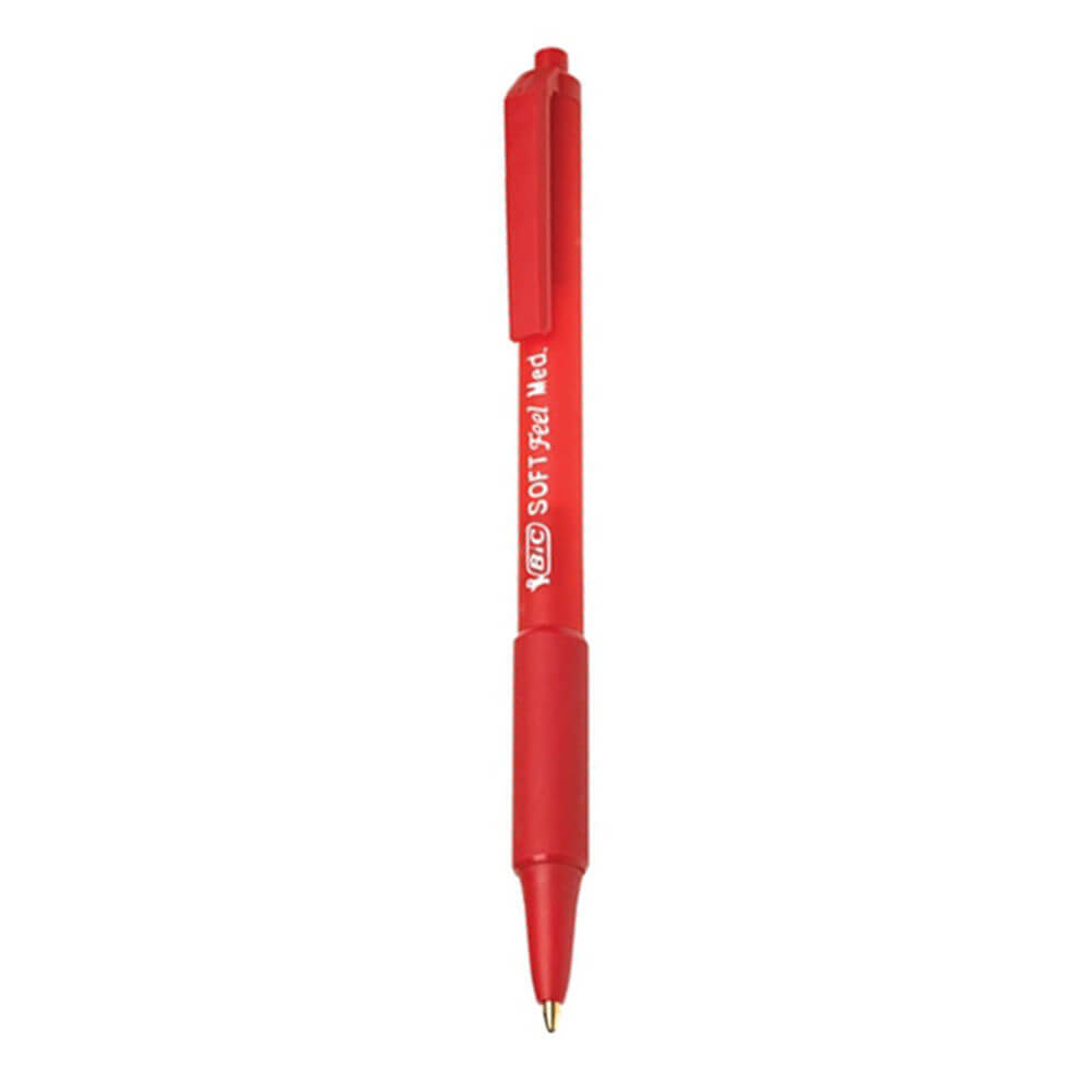 Bic Soft Feel Pen retráctil (caja de 12)