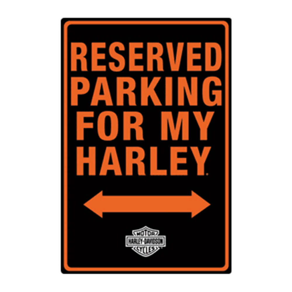 Harley Davidson Die Cut preged Tin Sign