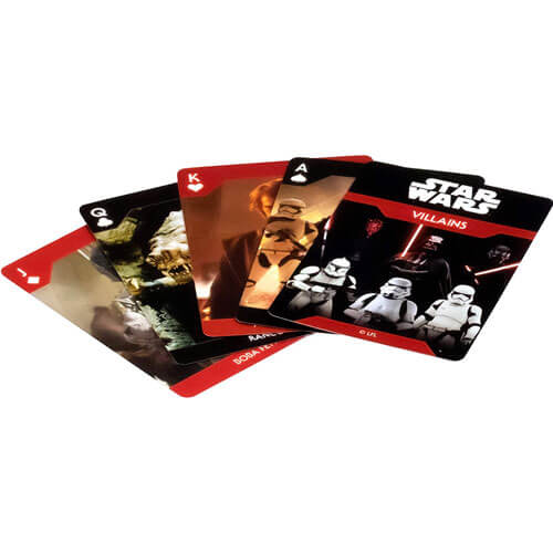 Star Wars Villains Playing Cards